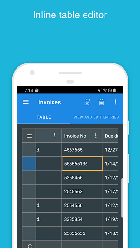 MobiDB Database - Manage work, business, hobby - عکس برنامه موبایلی اندروید