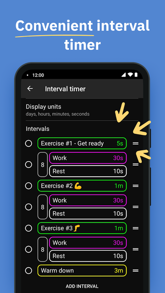 MultiTimer: Multiple timers - Image screenshot of android app
