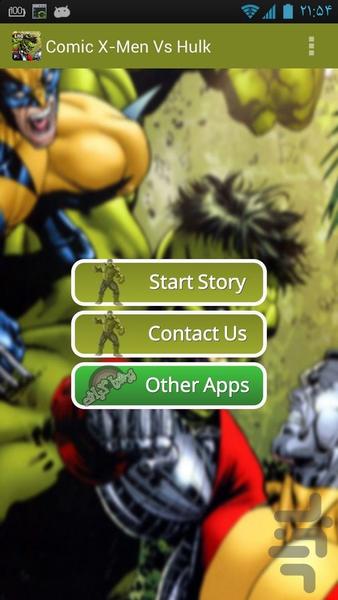 Comic X-Men Vs Hulk - Image screenshot of android app
