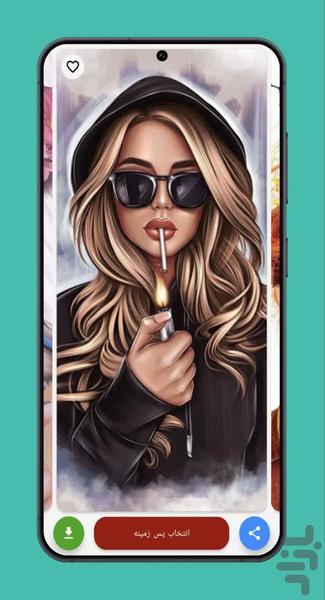 تصویر زمینه دخترانه - عکس برنامه موبایلی اندروید