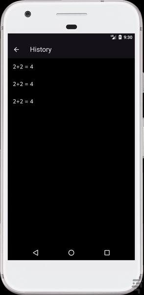 ماشین حساب - عکس برنامه موبایلی اندروید