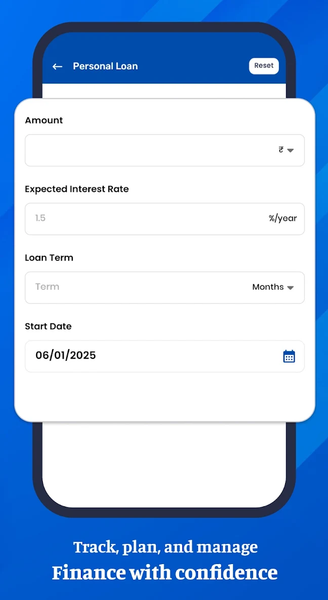 Loan, Finance & EMI Calculator - عکس برنامه موبایلی اندروید