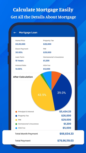 Loan, Finance & EMI Calculator - عکس برنامه موبایلی اندروید