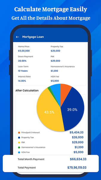 Loan, Finance & EMI Calculator - عکس برنامه موبایلی اندروید