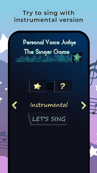 Personal Voice Judge App - Image screenshot of android app