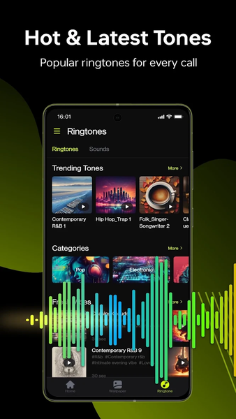 Muze: ۴K Wallpapers&Ringtones - عکس برنامه موبایلی اندروید