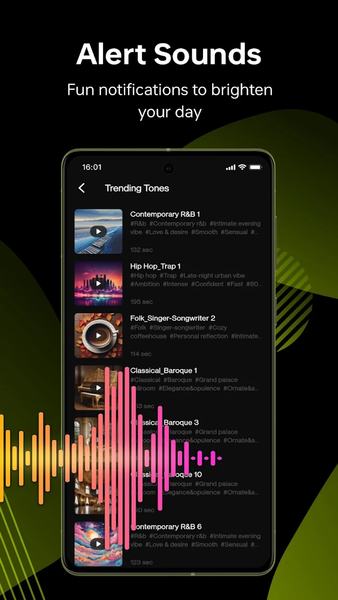 Muze: ۴K Wallpapers&Ringtones - عکس برنامه موبایلی اندروید