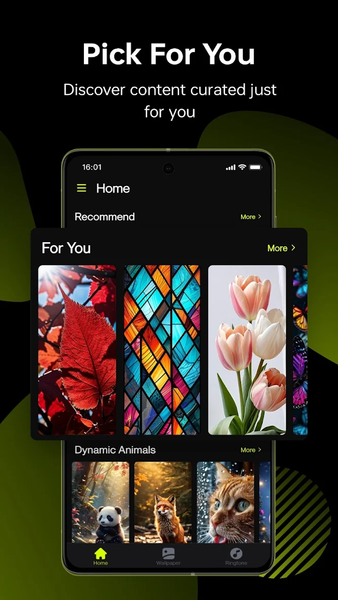 Muze: ۴K Wallpapers&Ringtones - عکس برنامه موبایلی اندروید