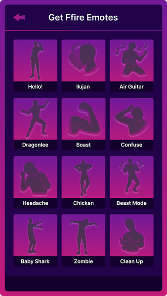 Emotes Viewer: Skin Tools - Image screenshot of android app