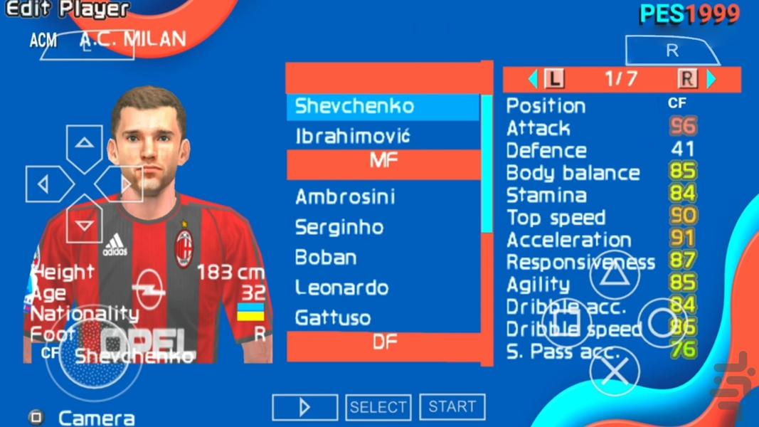 PES 1999 - Gameplay image of android game