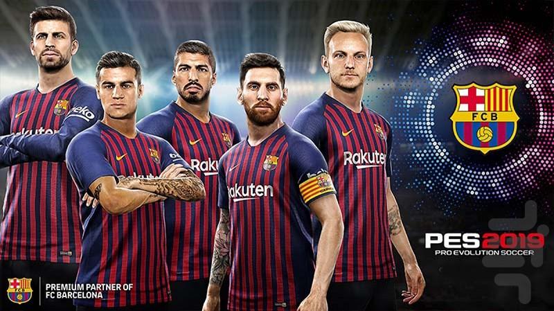 فوتبال PES 2019 گزارش فارسی + لیگها - Gameplay image of android game