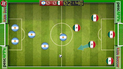 Finger Soccer: Bottle Cap Game - Gameplay image of android game