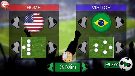 Finger Soccer: Bottle Cap Game - Gameplay image of android game