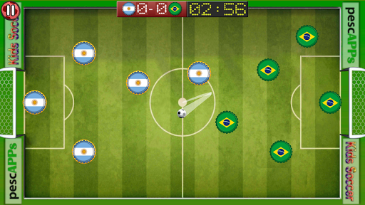 Finger Soccer: Bottle Cap Game - Gameplay image of android game