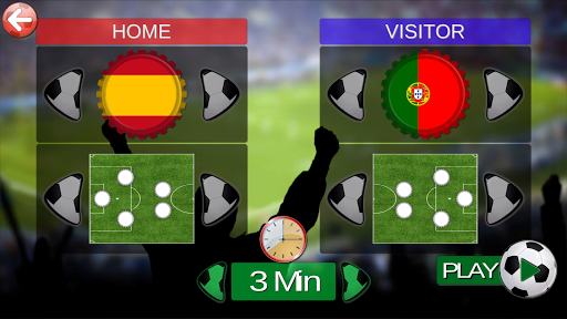 Finger Soccer: Bottle Cap Game - Gameplay image of android game