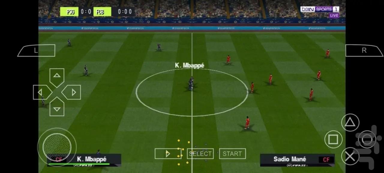 pes شبیه ساز بازی psp - Gameplay image of android game