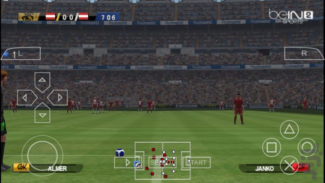 pes      بازی فوتبال - Gameplay image of android game