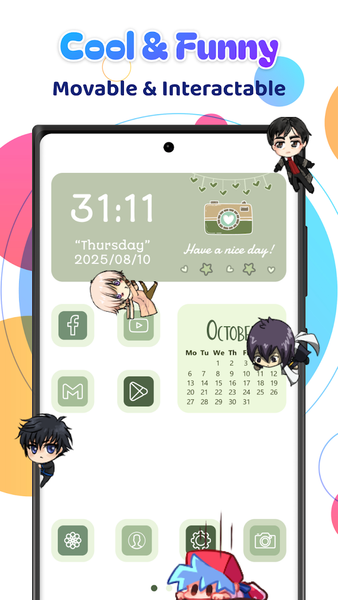 Live Anime Shimeji Pets - Image screenshot of android app