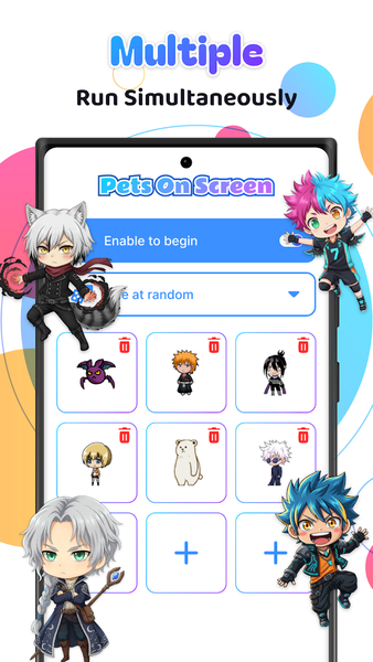 Live Anime Shimeji Pets - Image screenshot of android app