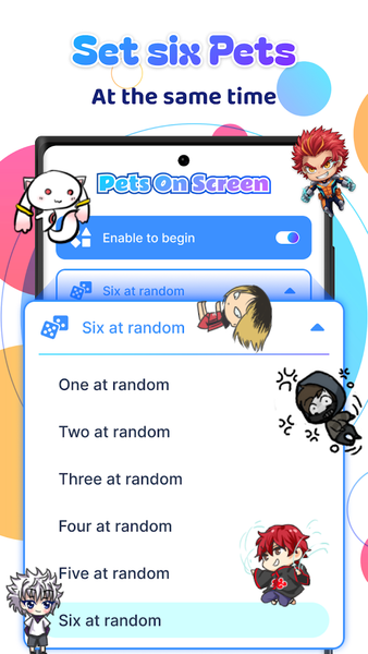 Live Anime Shimeji Pets - Image screenshot of android app