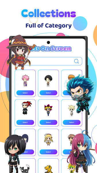 Live Anime Shimeji Pets - Image screenshot of android app