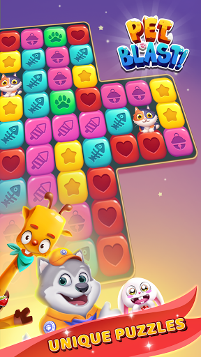Pet Blast Puzzle - Rescue Game - Gameplay image of android game
