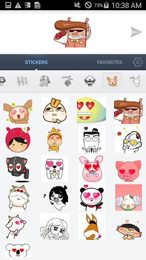 Love Stickers for messenger - Image screenshot of android app