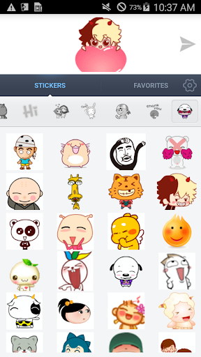 Love Stickers for messenger - Image screenshot of android app