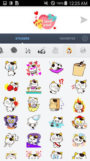 Animated Sticker for messenger - Image screenshot of android app