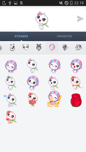 Animated Sticker for messenger - Image screenshot of android app