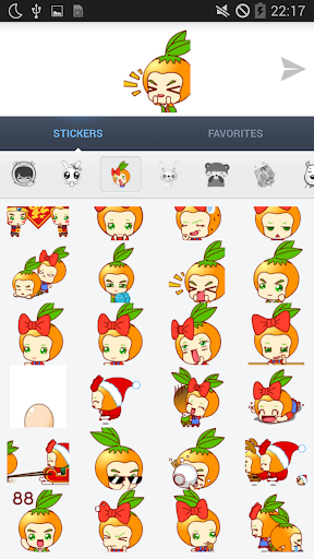 Animated Sticker for messenger - Image screenshot of android app