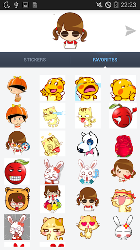 Animated Sticker for messenger - Image screenshot of android app