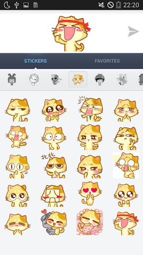 Animated Sticker for messenger - Image screenshot of android app