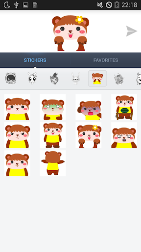 Animated Sticker for messenger - Image screenshot of android app