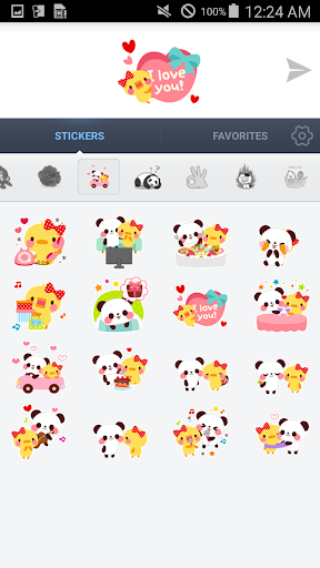 Animated Sticker for messenger - Image screenshot of android app