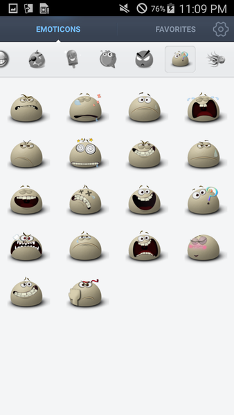 IFace Emoticons Stickers - Image screenshot of android app