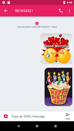 Romantic love stickers - Image screenshot of android app