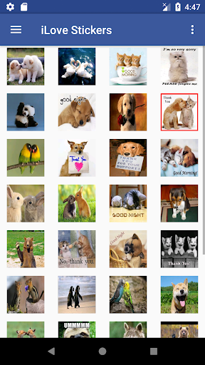Romantic love stickers - Image screenshot of android app
