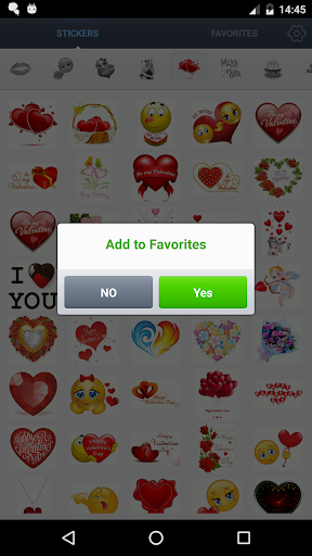 Love Sticker - Image screenshot of android app