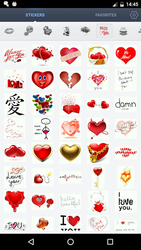 Love Sticker - Image screenshot of android app