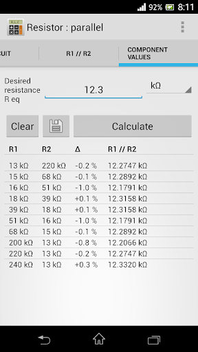 Electronics Toolbox - عکس برنامه موبایلی اندروید
