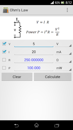Electronics Toolbox - عکس برنامه موبایلی اندروید
