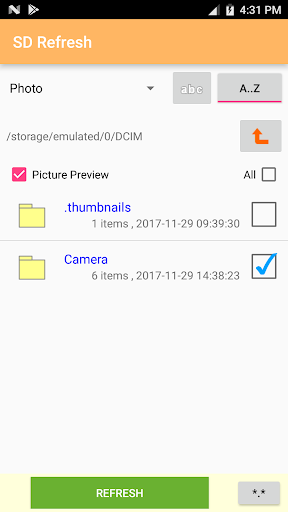 SD Refresh - Image screenshot of android app