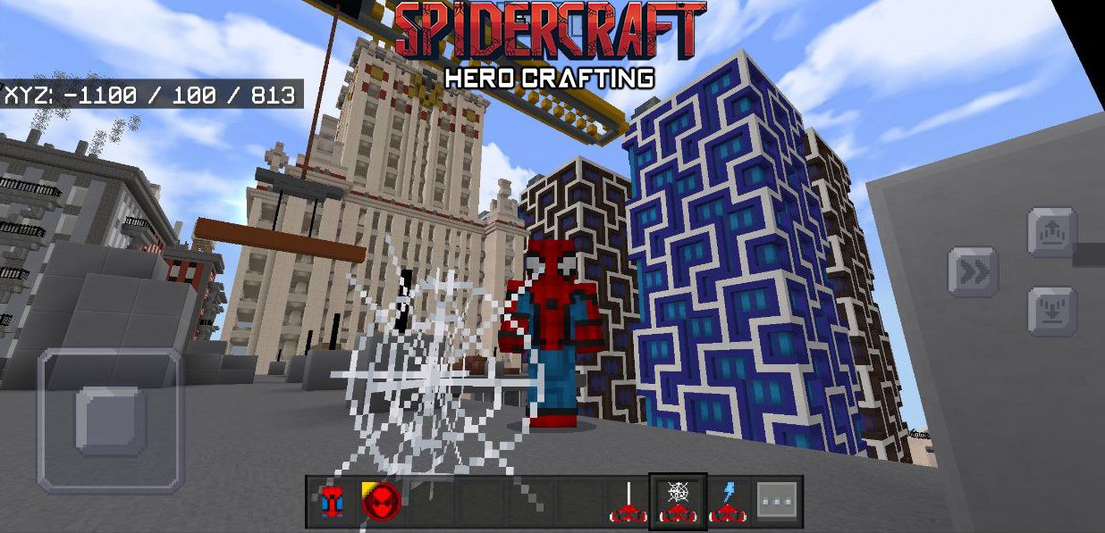 SPIDERCRAFT X : Hero Crafting - عکس بازی موبایلی اندروید