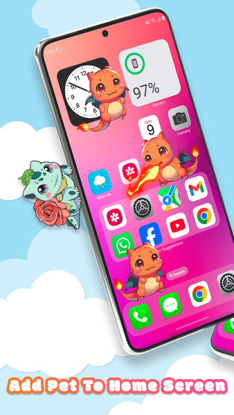 Pet on Desktop - Pet on Screen - عکس برنامه موبایلی اندروید