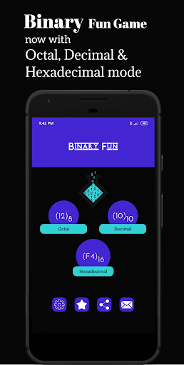 Binary Fun: Number System Game - Gameplay image of android game