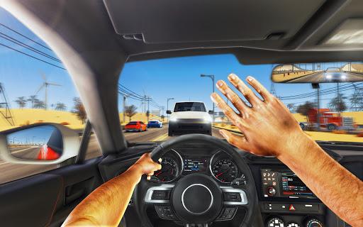 Traffic Racing Simulator: Highway Racing Car Games - Gameplay image of android game