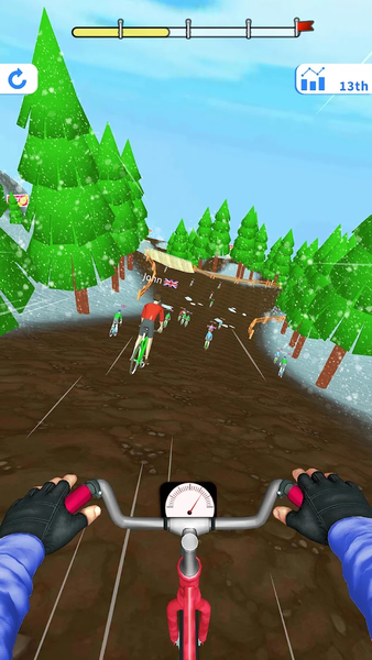 BMX Cycle Extreme Bicycle Game - Gameplay image of android game