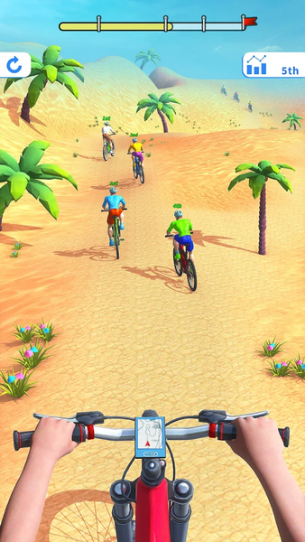 BMX Cycle Extreme Bicycle Game - Gameplay image of android game