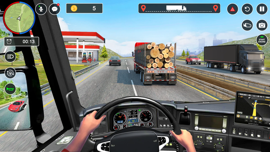 Truck Games 3D & Driving Games - Gameplay image of android game